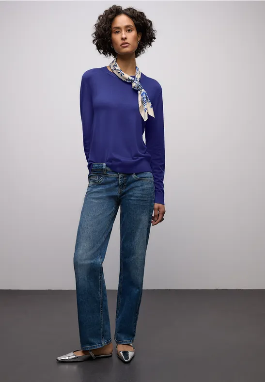 Basic Pullover amparo blue