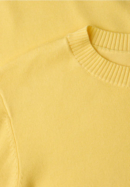 Basic Pullover bloom yellow