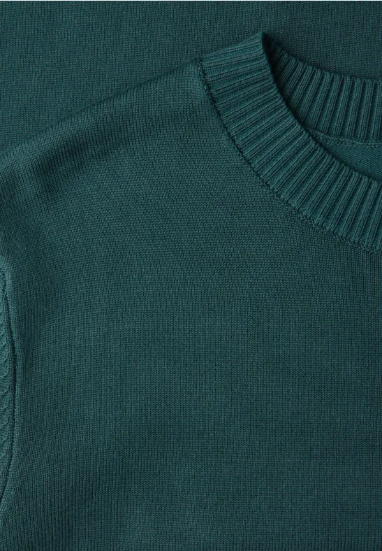 Basic Pullover mediterra green