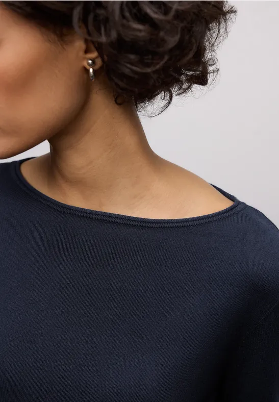 Basic Pullover deep blue