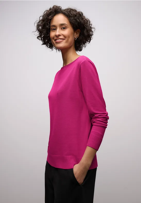 Basic Pullover magenta dream