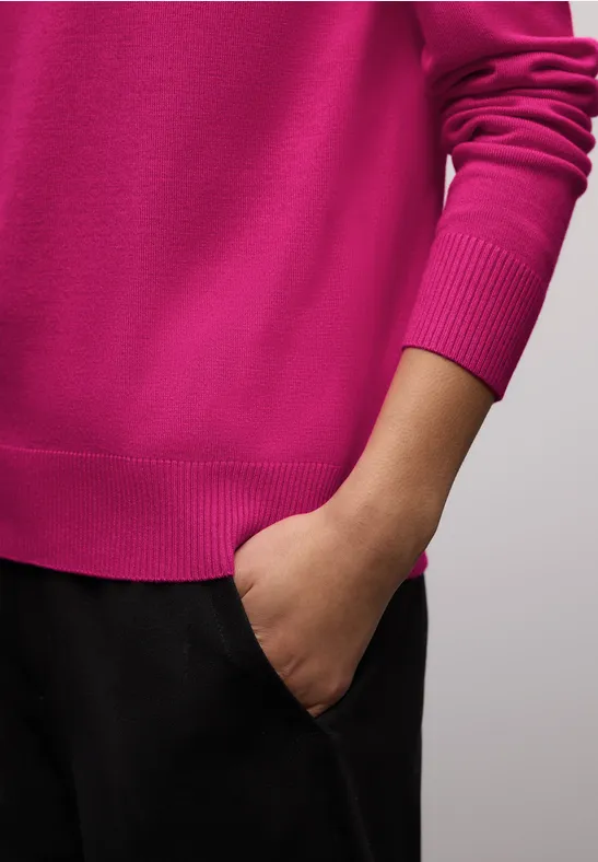Basic Pullover magenta dream