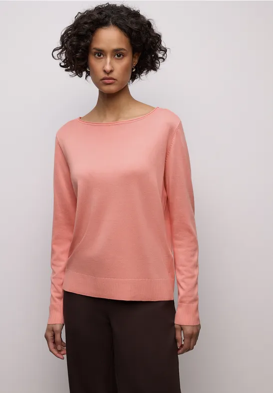 Pull basique light apricot