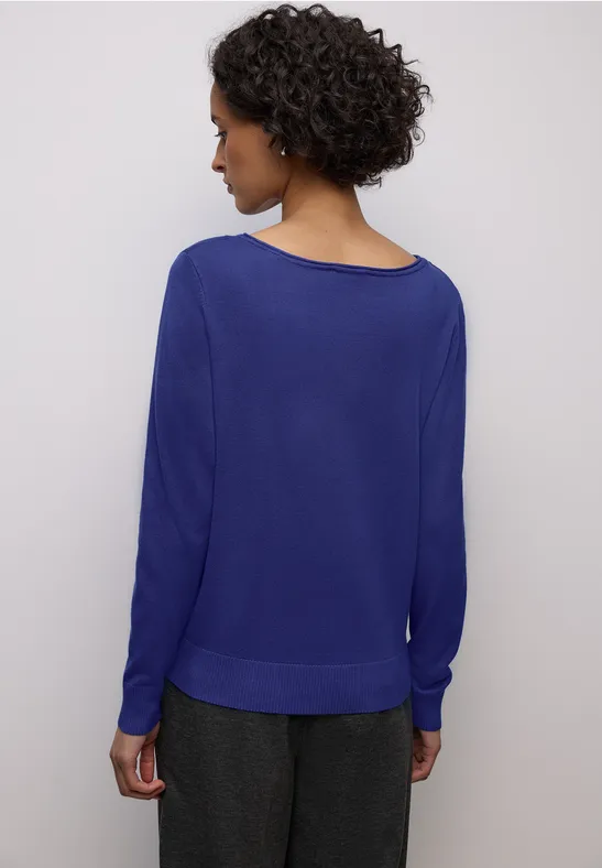 Basic Pullover amparo blue