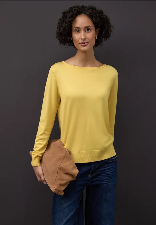 Basic Pullover bloom yellow