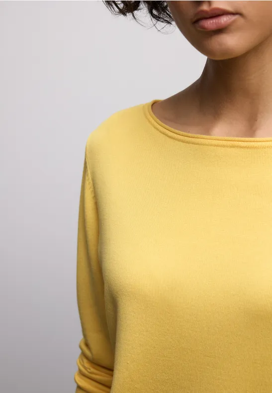 Basic Pullover bloom yellow