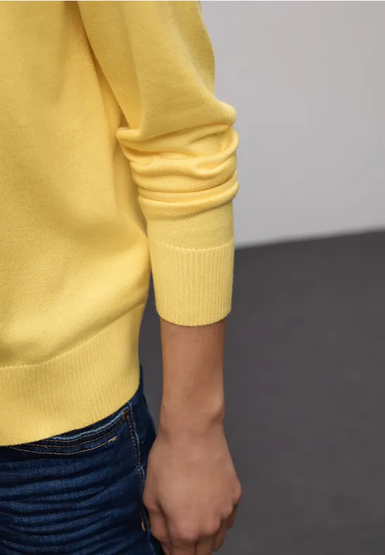 Basic Pullover bloom yellow