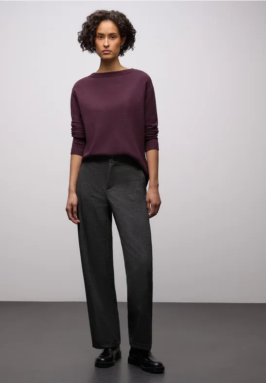 Pull basique doux Jazz Berry