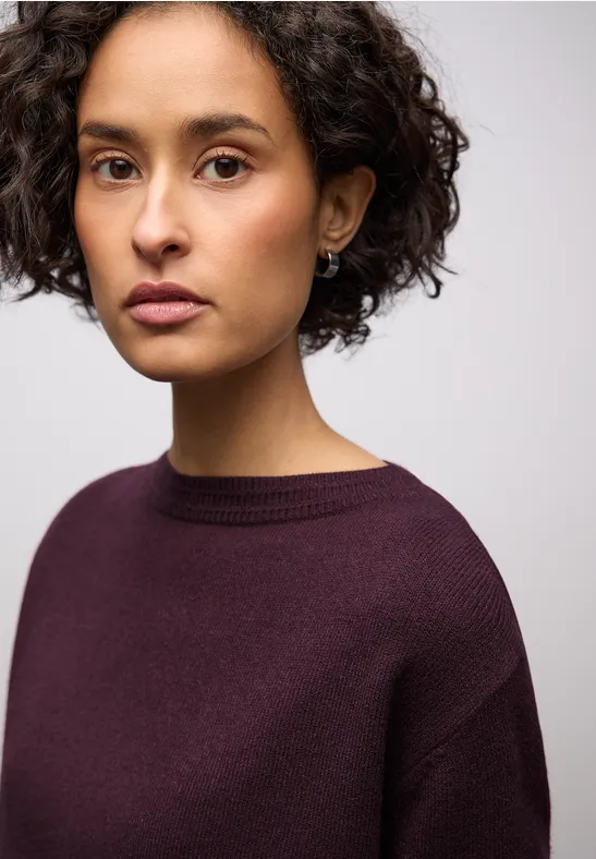 Pull basique doux Jazz Berry