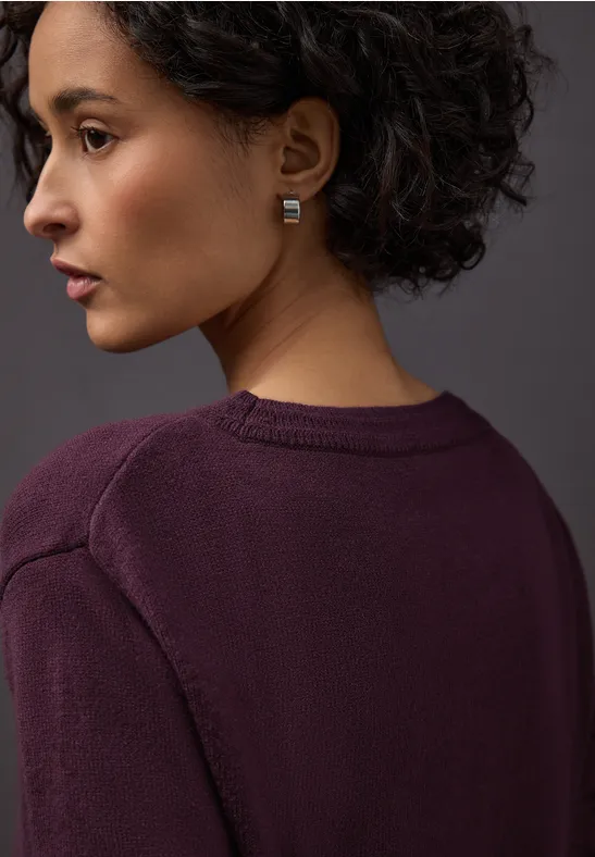 Pull basique doux Jazz Berry