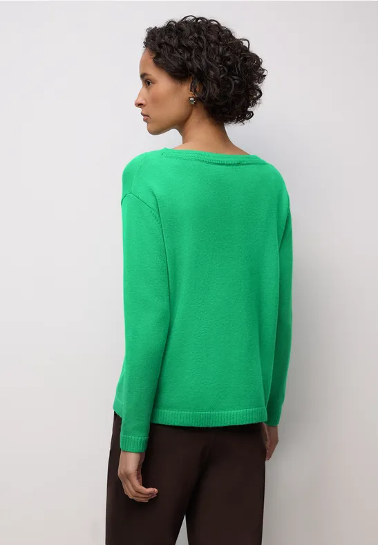 Pull basique doux arcadia green