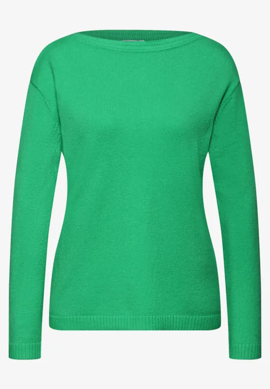 Pull basique doux arcadia green