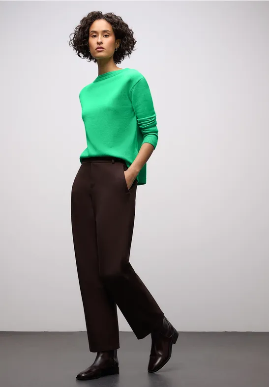 Pull basique doux arcadia green