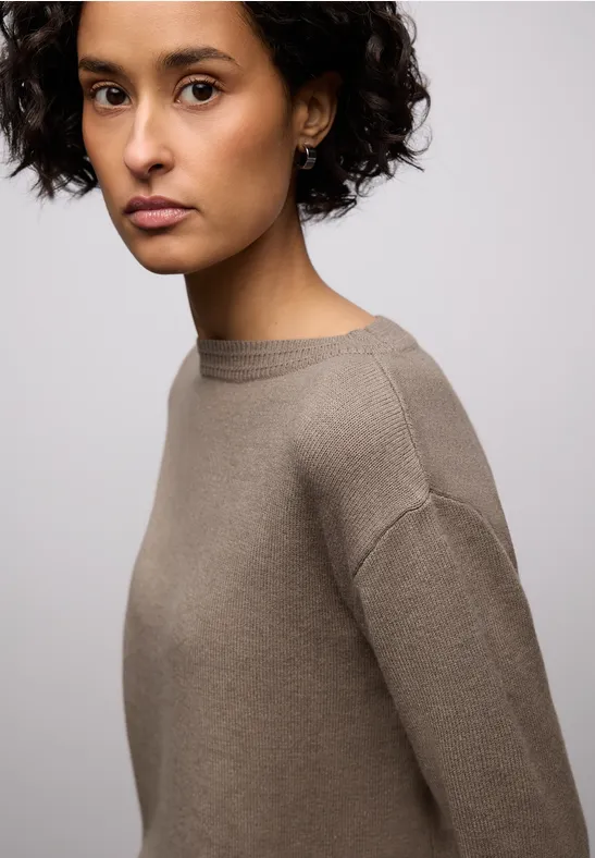 Pull basique doux light terra mocha mel.