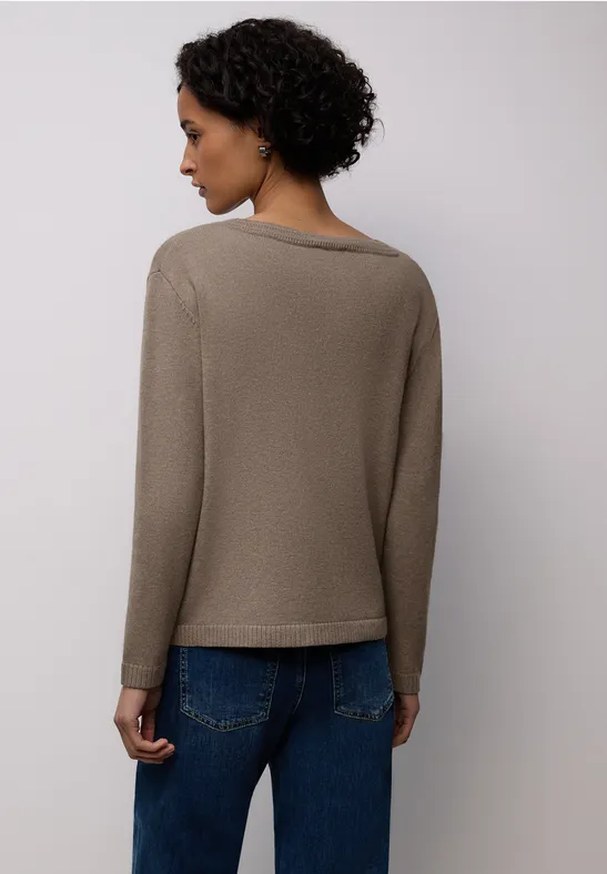 Pull basique doux light terra mocha mel.