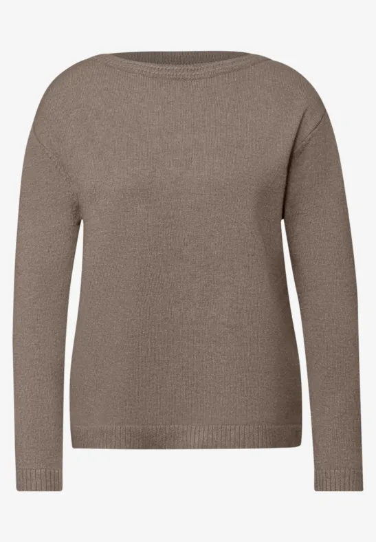 Pull basique doux light terra mocha mel.