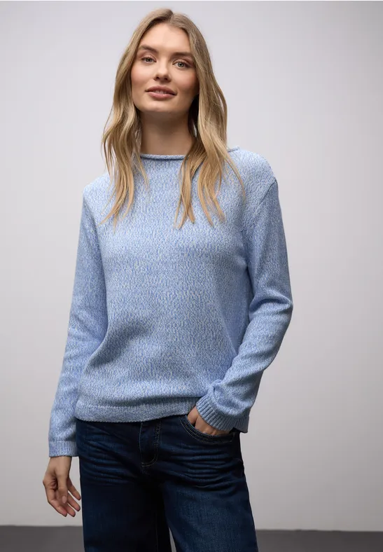Two-Tone Pullover bonnet blue