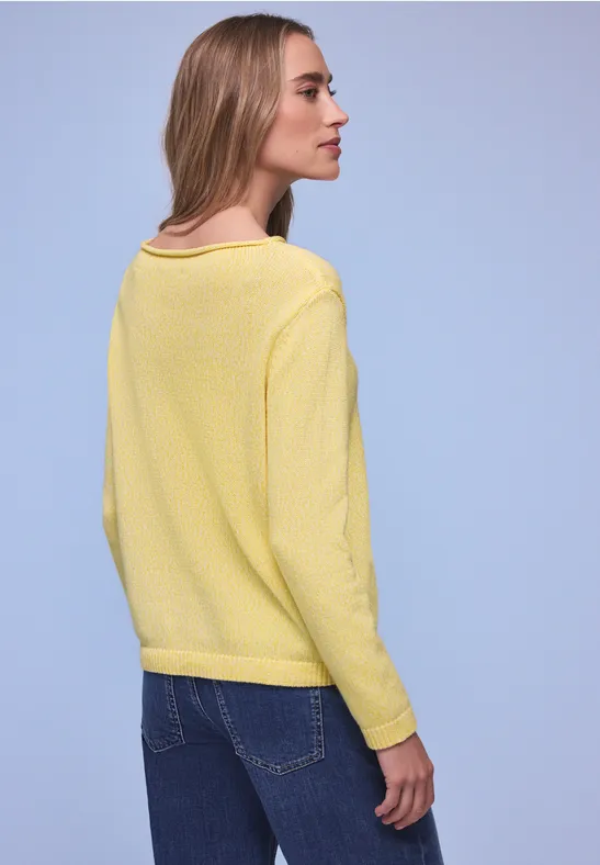 Two-Tone Pullover bloom yellow