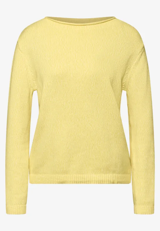 Two-Tone Pullover bloom yellow