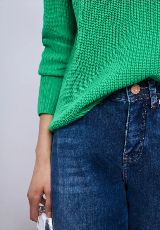 Pullover in Unifarbe arcadia green