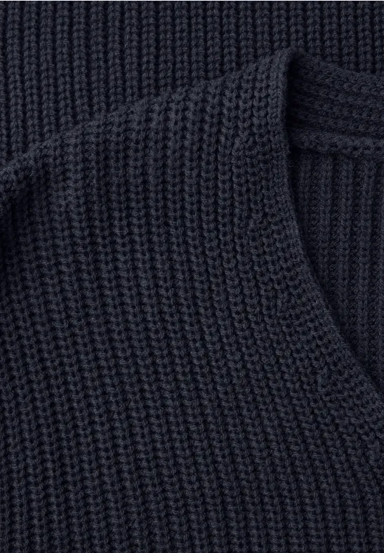 Pull-over en couleur unie shadowed navy