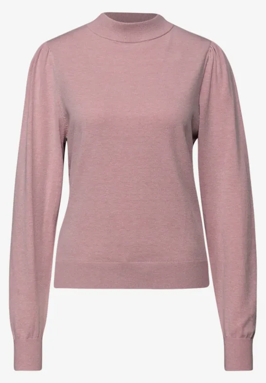 Kuscheliger Basic Pullover powder pink mel.