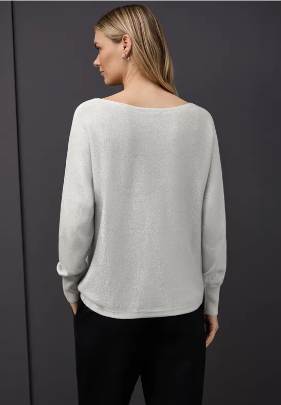 Pull-over Dolman scintillant pelican grey mel.