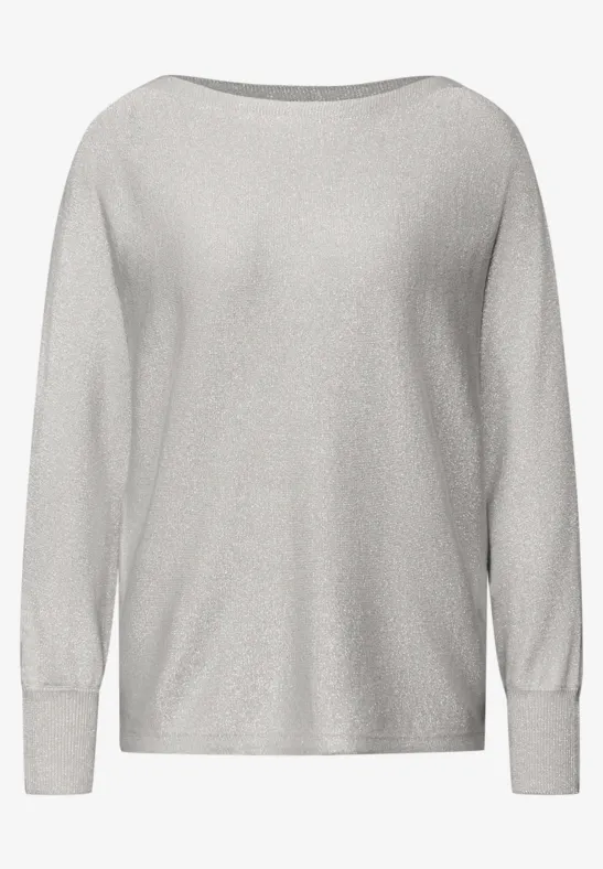 Pull-over Dolman scintillant pelican grey mel.