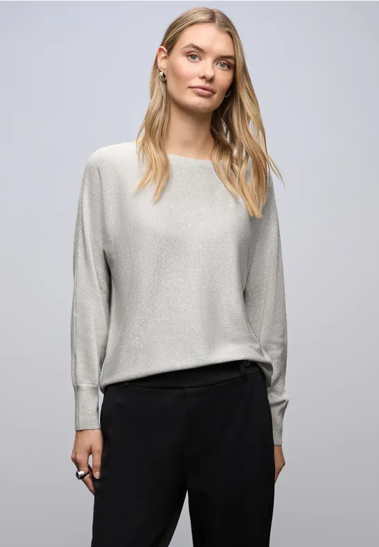 Pull-over Dolman scintillant pelican grey mel.