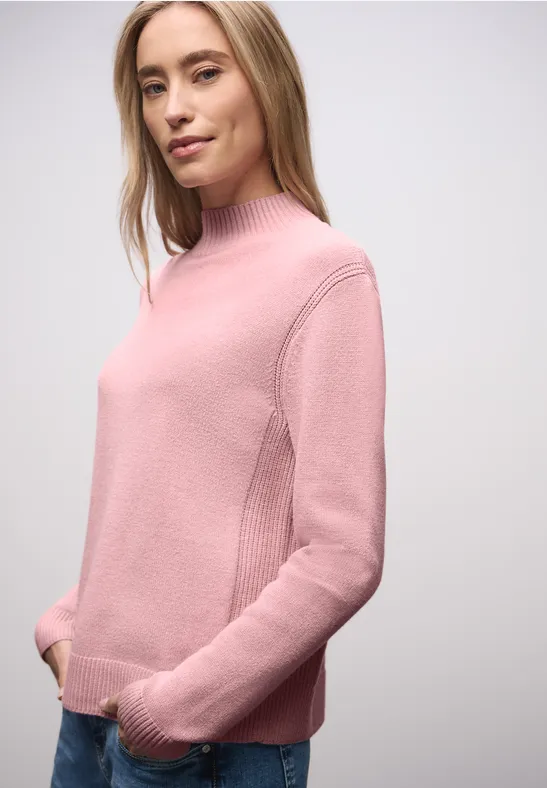 Pull douillet powder pink mel.