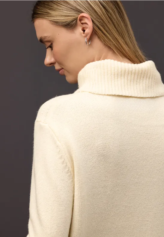 Softer Rollkragenpullover soft beige