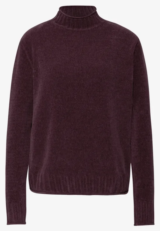 Softer Chenille Pullover jazz berry