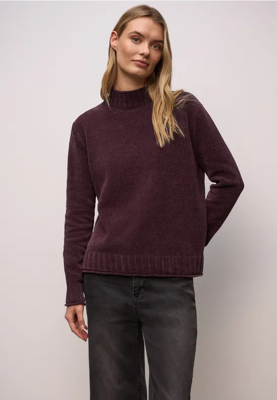 Softer Chenille Pullover jazz berry