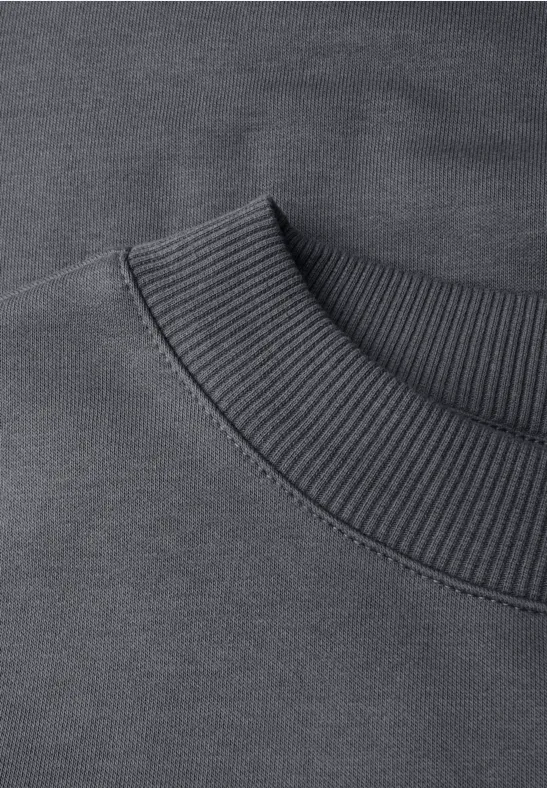 Sweatshirt mit Print gravel grey