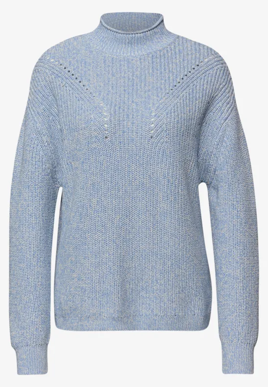 Pull-over Mouline frosted blue