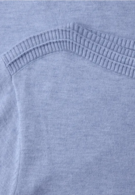 Pull-over basique U-Boot frosted blue mel.