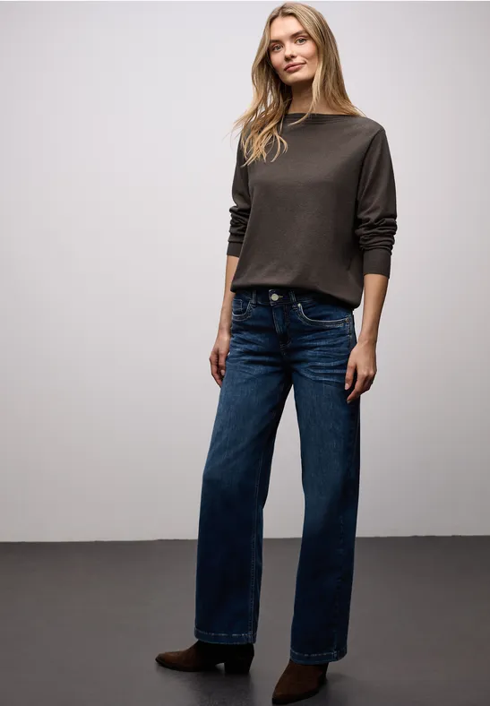 Pull-over basique U-Boot rustic brown mel.