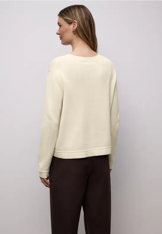 Basic Pullover soft beige