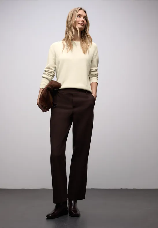 Basic Pullover soft beige