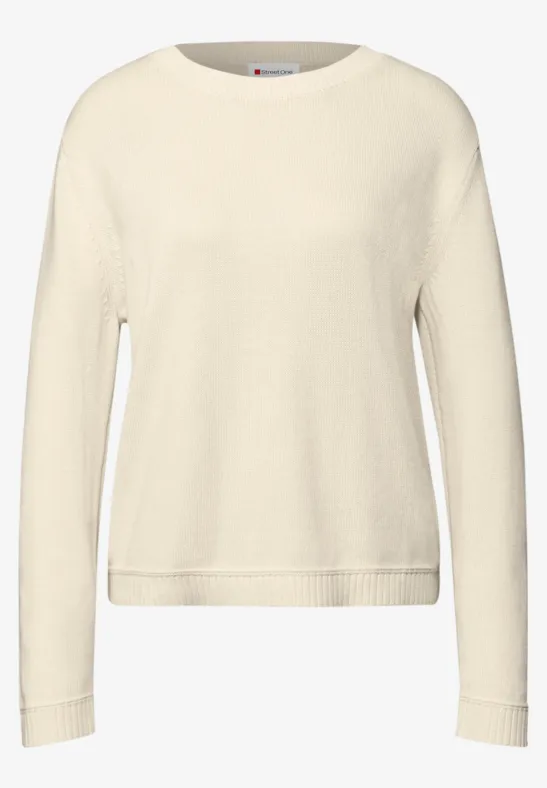 Basic Pullover soft beige