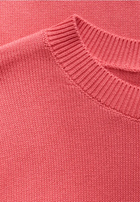 Basic Pullover striking coral