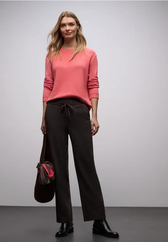 Basic Pullover striking coral