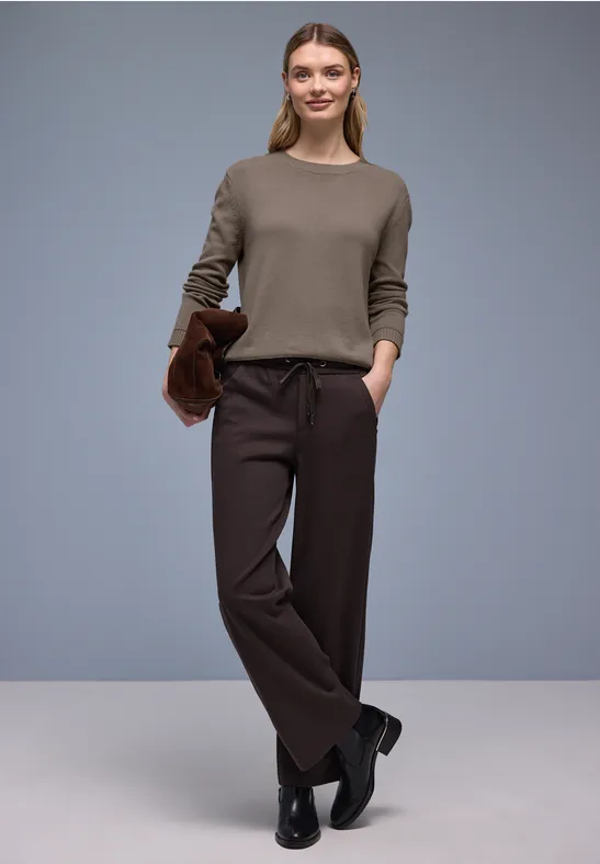 Basic Pullover light terra mocha