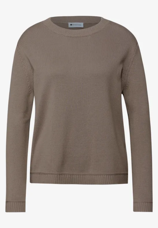 Basic Pullover light terra mocha