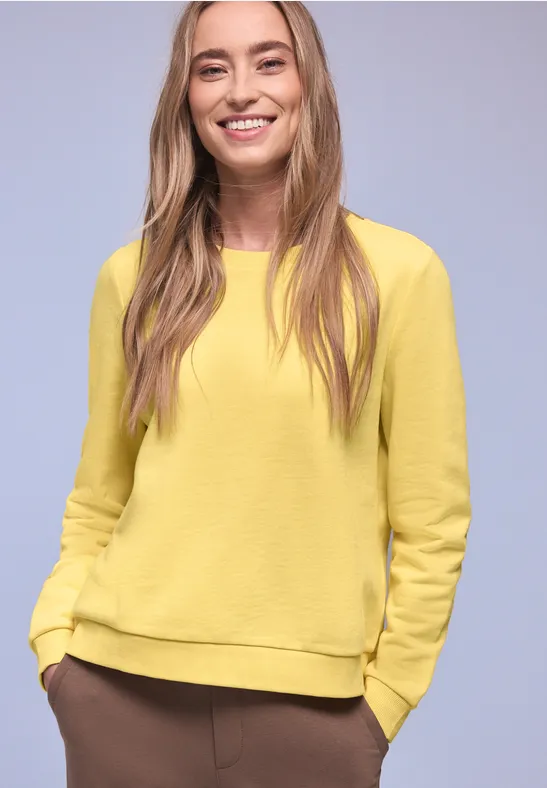 Basic Sweatshirt bloom yellow