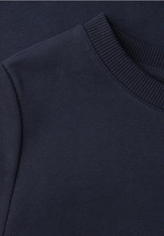 Basic Sweatshirt shadowed navy