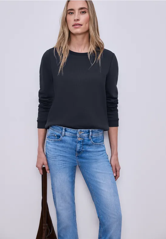 Basic Sweatshirt shadowed navy