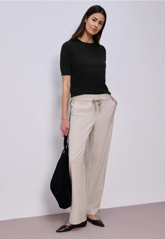 Pullover in Unifarbe Black