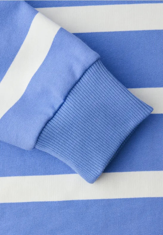 Gestreiftes Sweatshirt bonnet blue