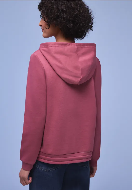 Hoodie en couleur unie dark clouded blush